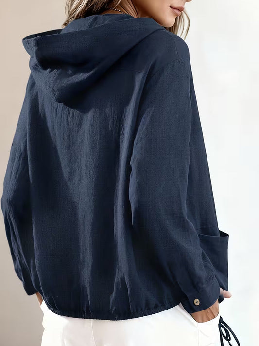 π€²LAST DAY SAVE 49% β°Adjustable Drawstring Hooded Lightweight Jacket
