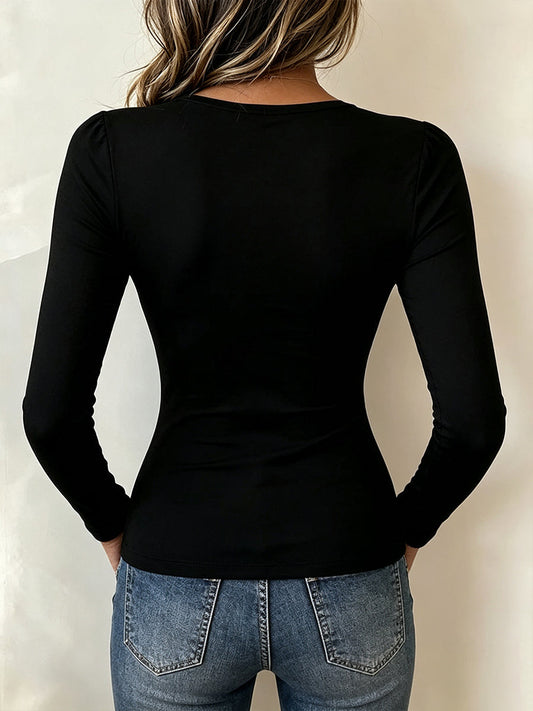 π€²LAST DAY SAVE 49% β°Chic Leopard-Mesh Paneled V-Neck Top