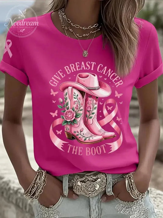 Women's Casual pink T-Shirt