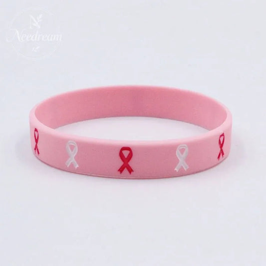 Breast Cancer Awareness Silicone Bracelet