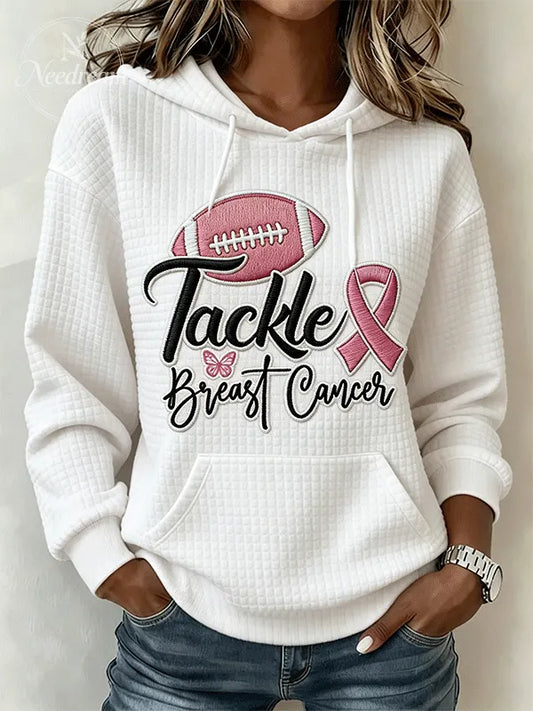 Women's Tackle Breast Cancer Football Hoodie