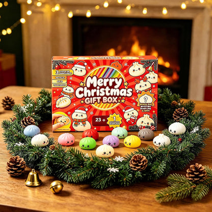 24-Day Squishy Christmas Advent Calendar – 24 Holiday Surprises