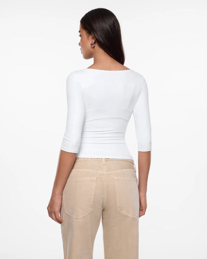 💥 Factory Direct Sale | Women's 3/4 Sleeve Slim-Fit Tops