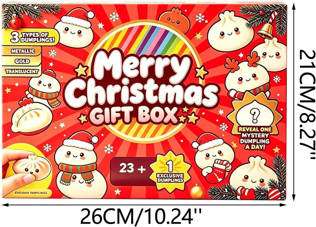 24-Day Squishy Christmas Advent Calendar – 24 Holiday Surprises