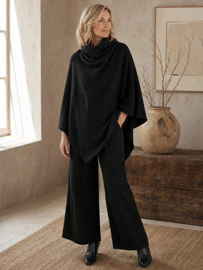 🌸🌸💫New Arrival | Women's 2-Piece Cowl Neck Cape Pants Set 🔥