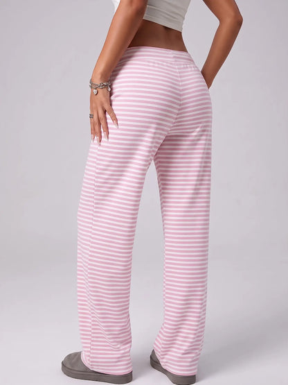 💥Limited Time Offer | Women's Low-Rise Flare Sweatpants - Soft Stretch Drawstring Y2K Pants