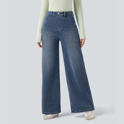 🤲⏰ TODAY ONLY - High Waisted Tummy Control Wide Leg Jeans