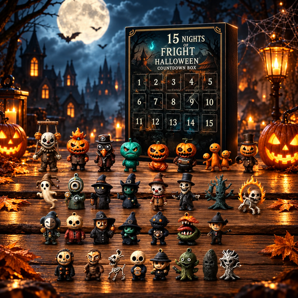 15-Day Halloween Countdown Box | Spooky Daily Surprise Advent Calendar