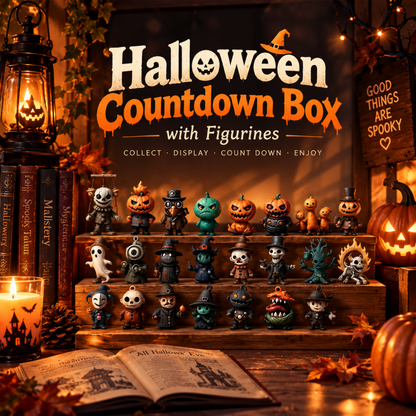 15-Day Halloween Countdown Box | Spooky Daily Surprise Advent Calendar