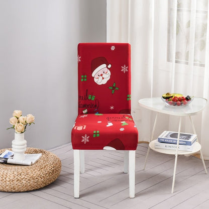 Christmas Dining Chair Covers – Stretch Holiday Chair Slipcovers