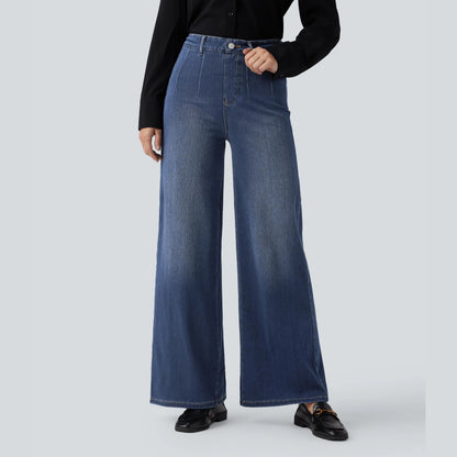 🤲⏰ TODAY ONLY - High Waisted Tummy Control Wide Leg Jeans