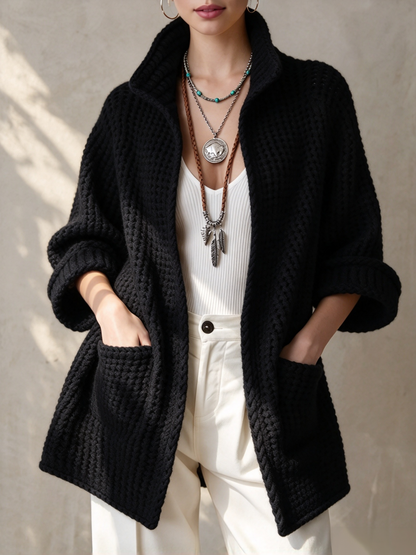 🤲LAST DAY SAVE 49% ⏰Cozy Textured Knit Open-Front Cardigan