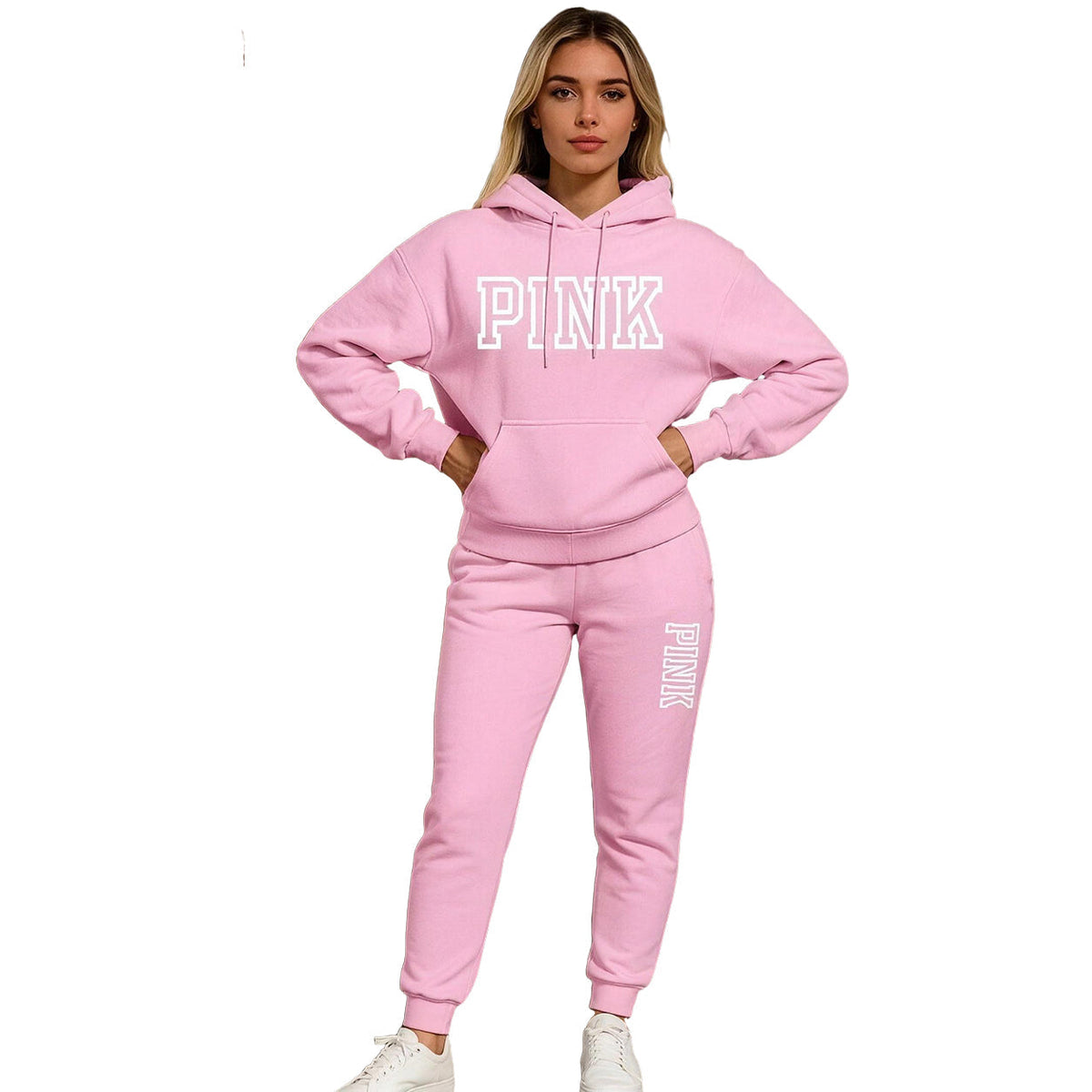 🤲Women's Casual Printed Hoodie & Drawstring Jogger Pants Set
