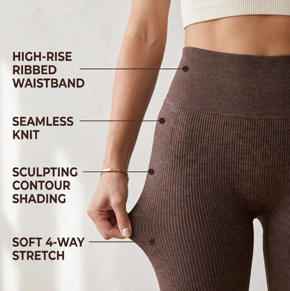 Women's High Waist Flared Leggings | Tummy Control Yoga Pants