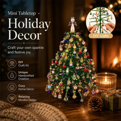 DIY Beaded Christmas Tree Kit – Create Your Own Holiday Decoration