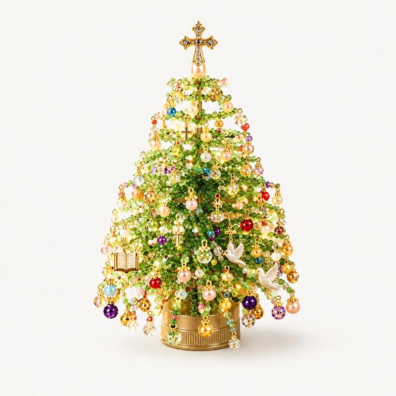 DIY Beaded Christmas Tree Kit – Create Your Own Holiday Decoration