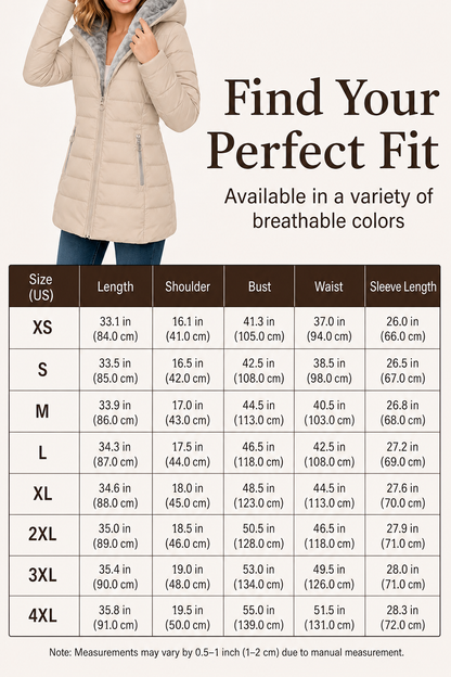 Over 80,000 buyers have already jumped in!Women's Fleece Lined Hooded Winter Coat