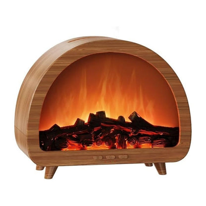 Cozy Fireplace Aroma Diffuser – Realistic Flame Effect & Relaxing Home Ambiance