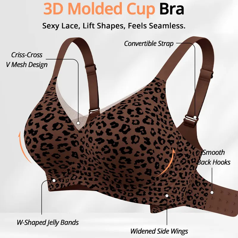 🤲⌛Limited-Time Offer - Women Jelly Bras Wirefree Full Coverage No Underwire