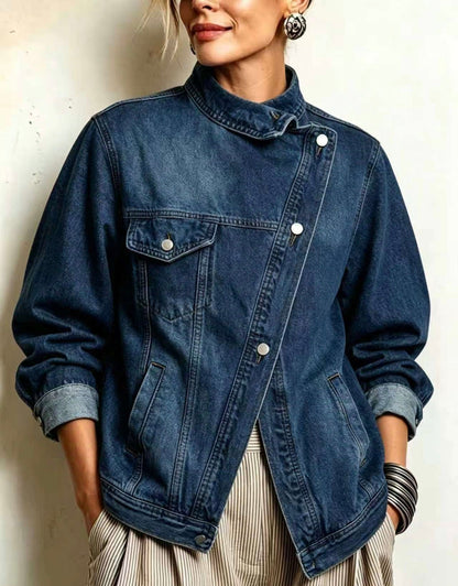 🤲LAST DAY SAVE 49% ⏰Oversized Denim Jacket With Irregular Wash
