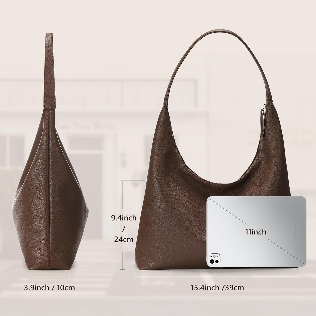 💥Limited Time Offer | Women's Oversized Tote Bag - Premium Vegan Leather Shoulder Bag