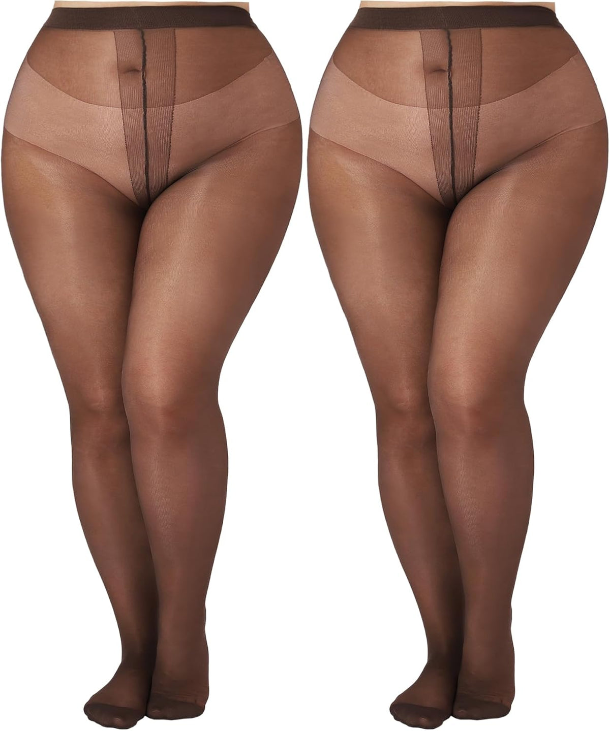 💥Special Offer | Women's Ultra Thin Sheer Tights - Plus Size Everyday Pantyhose