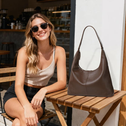 💥Limited Time Offer | Women's Oversized Tote Bag - Premium Vegan Leather Shoulder Bag