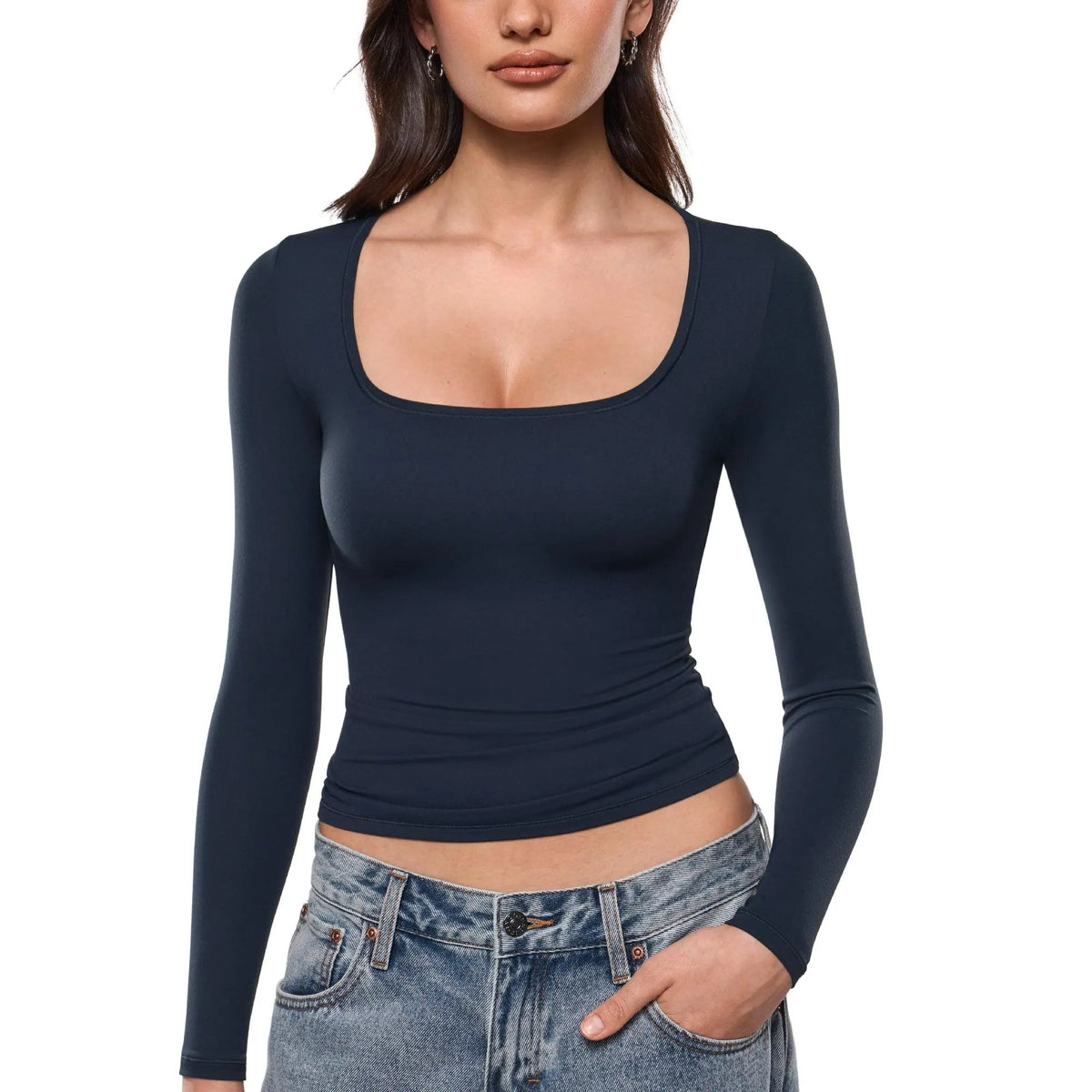 💥Best Seller | Women's Airsoft Long Sleeve Slim Fit Top - Comfortable Basic T-Shirt