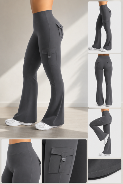 Hot Deal！🤸 High Waist Scrunch Cargo Leggings 🩳