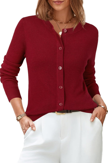 Women's Bat Print Knit Cardigan | Cozy Halloween Button-Up Sweater