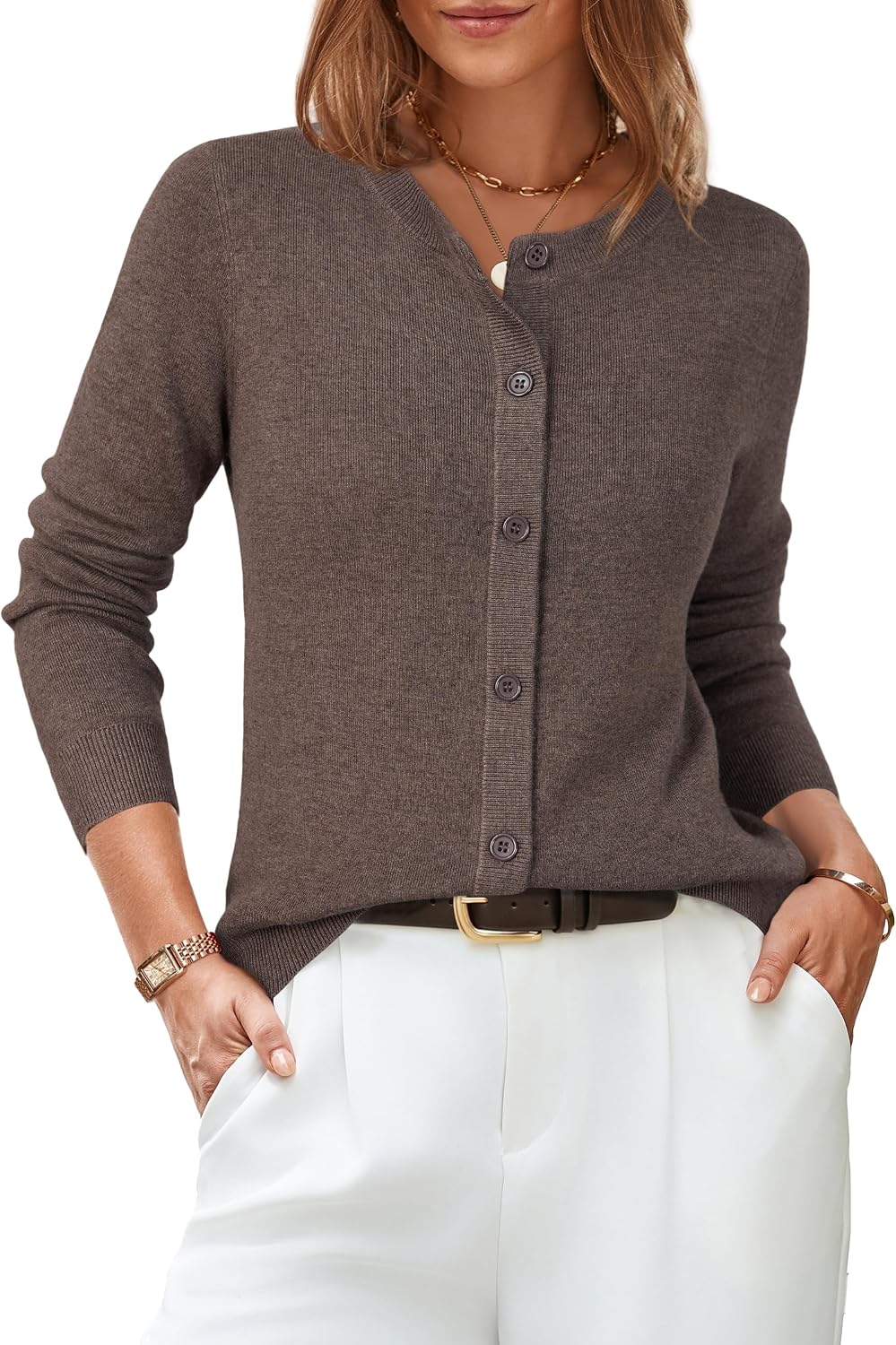 Women's Bat Print Knit Cardigan | Cozy Halloween Button-Up Sweater