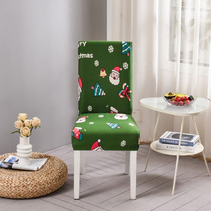 Christmas Dining Chair Covers – Stretch Holiday Chair Slipcovers