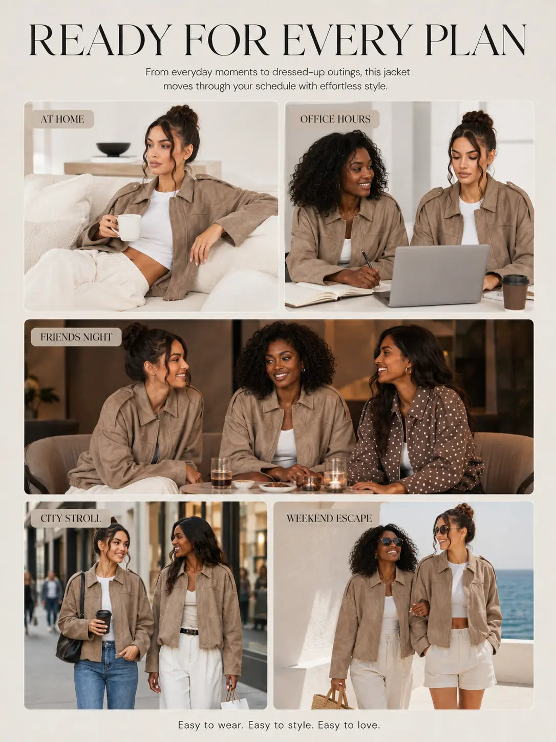 💥 Limited-Time Deals | 5-Piece Women's Vintage Winter Jacket Set