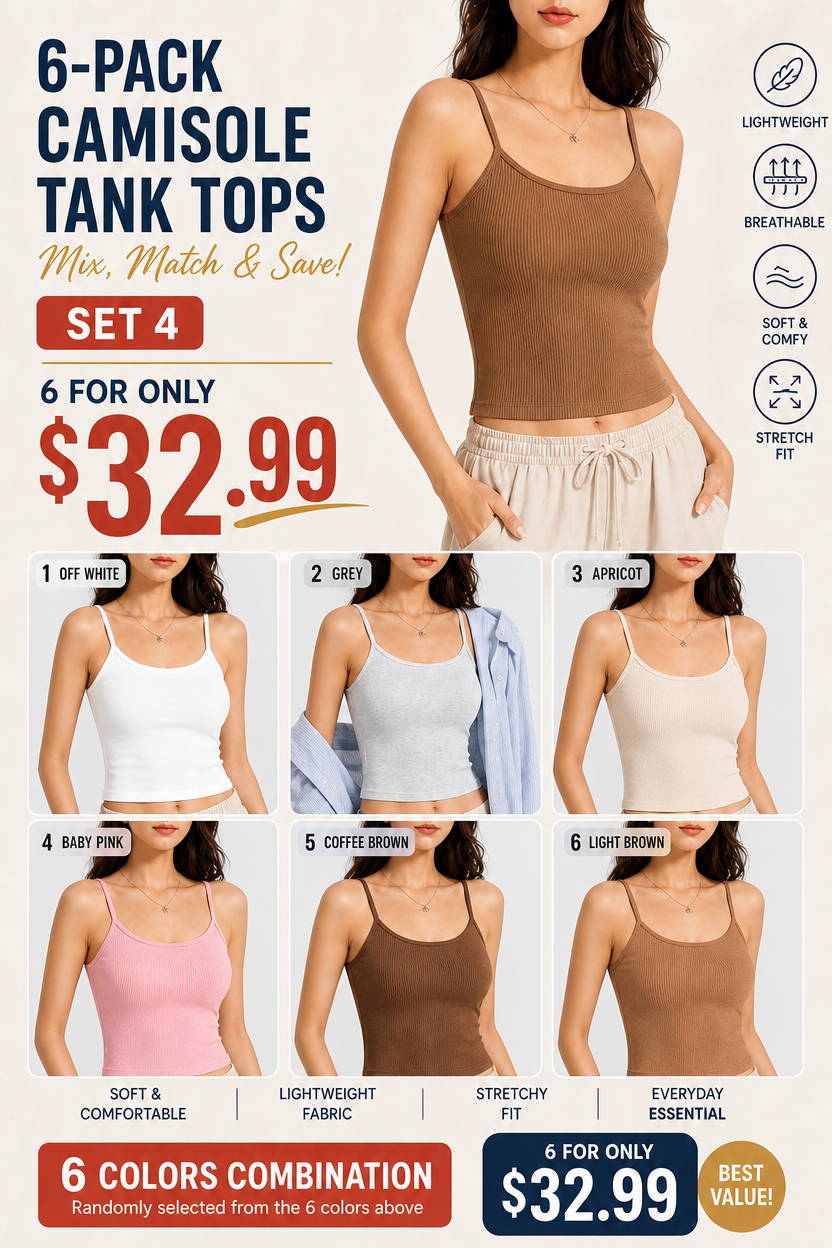 🔥CLEARANCE！👕 Solid Sleeveless Crop Tank Top 🤍