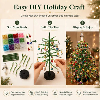 DIY Beaded Christmas Tree Kit – Create Your Own Holiday Decoration