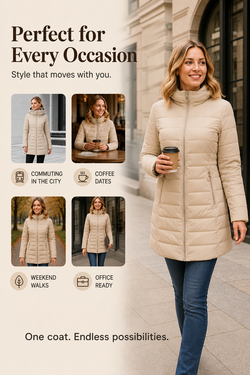 Over 80,000 buyers have already jumped in!Women's Fleece Lined Hooded Winter Coat