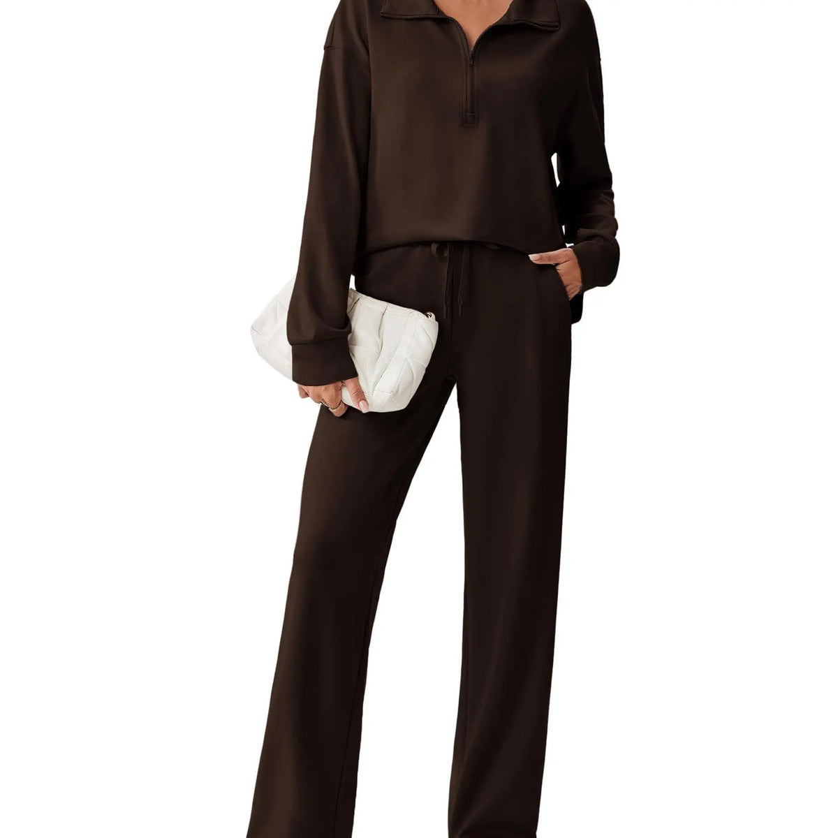 🌸🌸SALE！2-Piece Half Zip Tracksuit Set ✨
