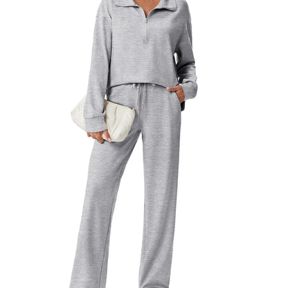 🌸🌸SALE！2-Piece Half Zip Tracksuit Set ✨