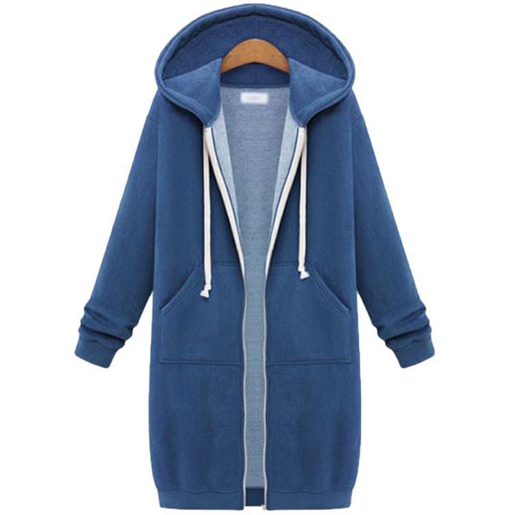 Women's Zip-Up Fleece Hoodie | Cozy Casual Hooded Sweatshirt Jacket