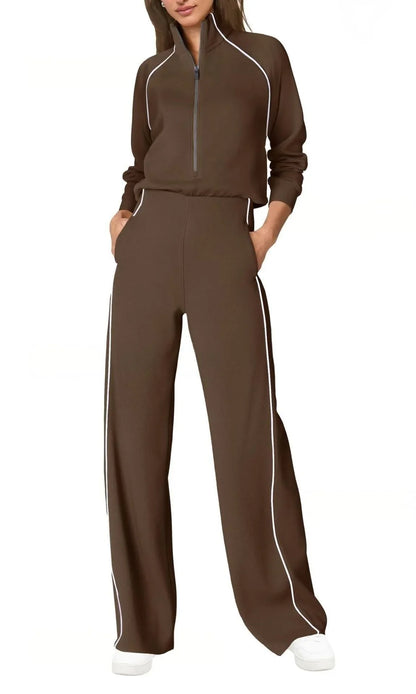Women's Casual Jumpsuit | Stretchy Pull-On Travel & Everyday One-Piece Outfit