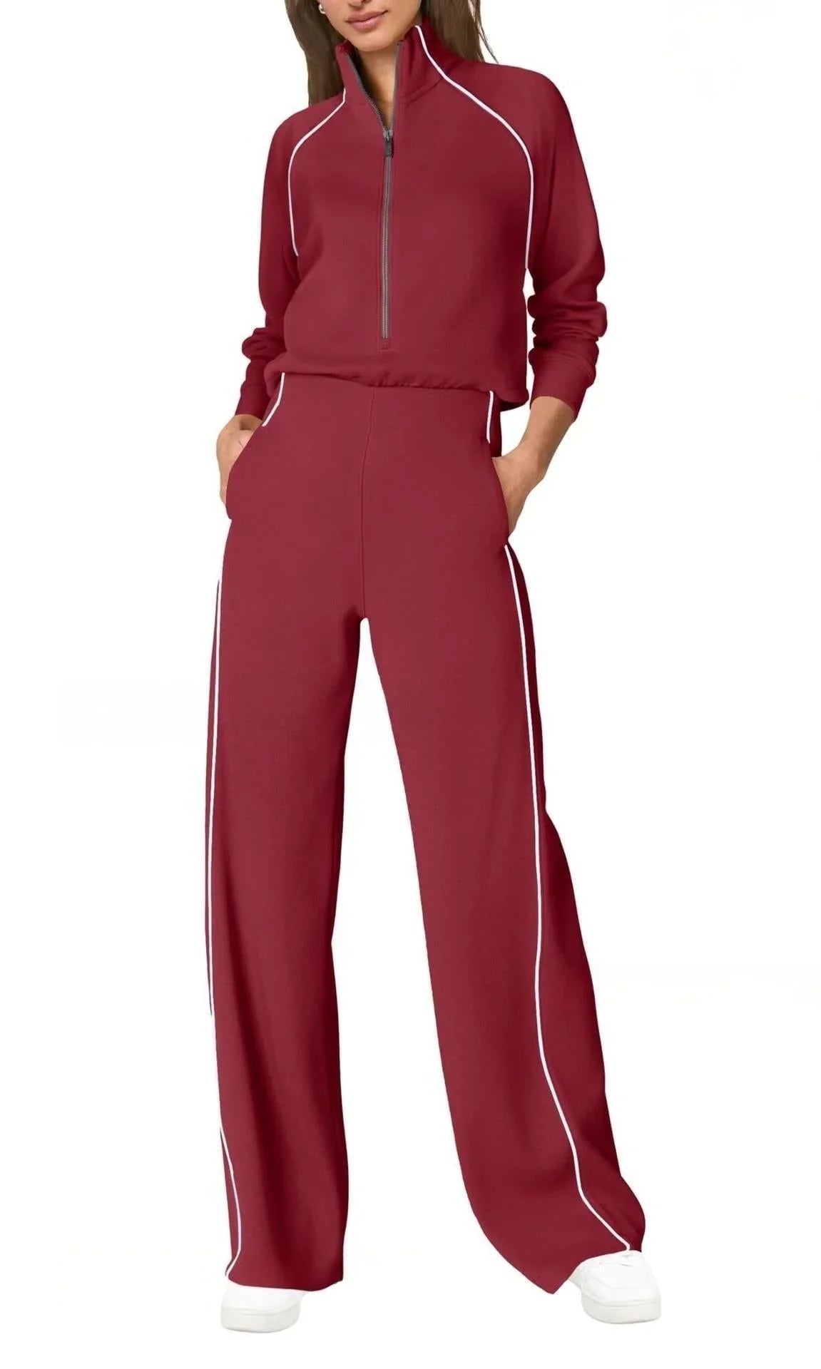 Women's Casual Jumpsuit | Stretchy Pull-On Travel & Everyday One-Piece Outfit