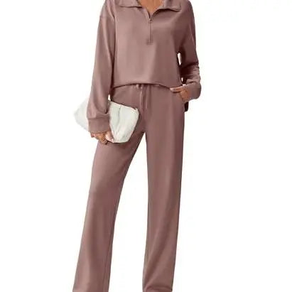 🌸🌸SALE！2-Piece Half Zip Tracksuit Set ✨