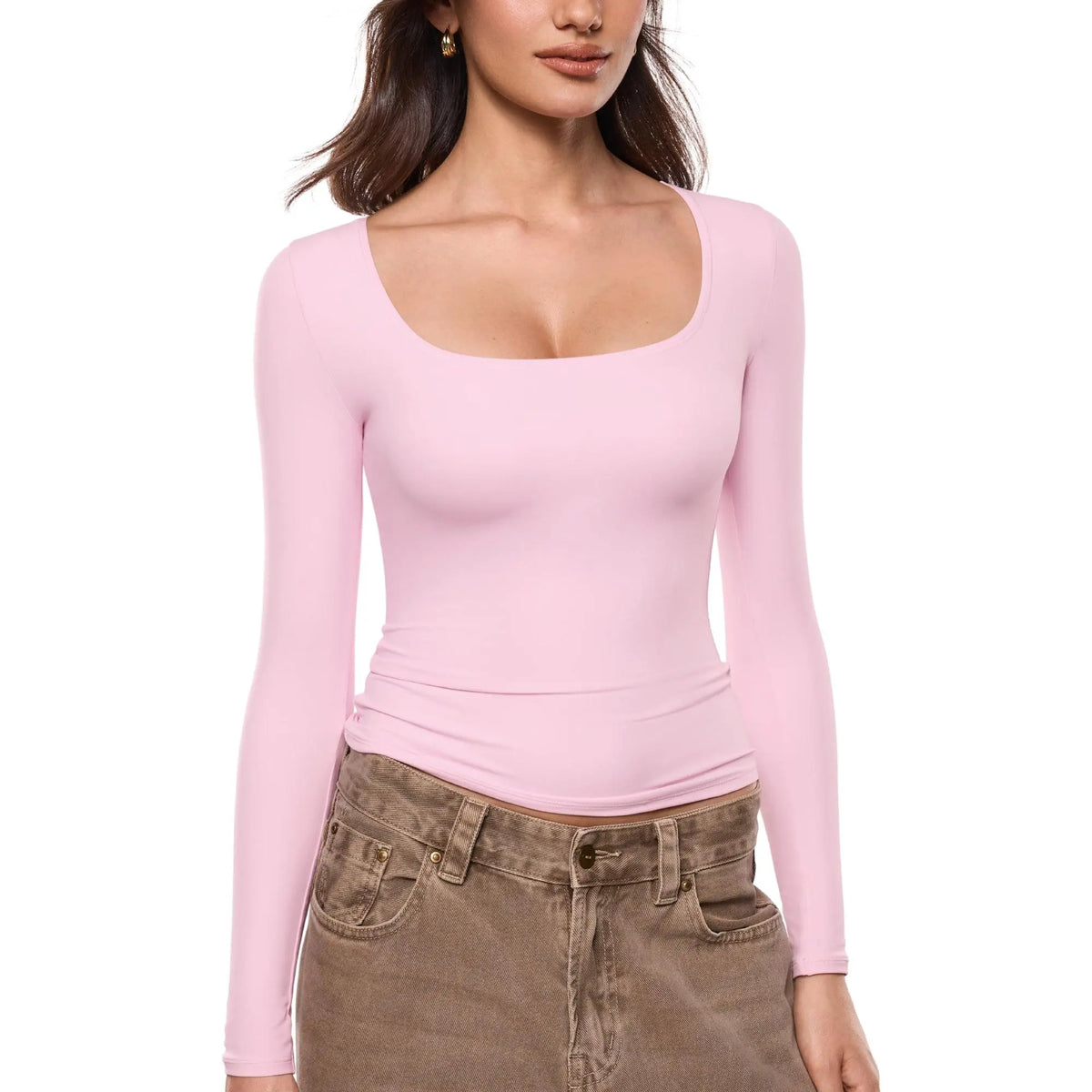 💥Best Seller | Women's Airsoft Long Sleeve Slim Fit Top - Comfortable Basic T-Shirt