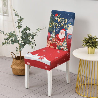 Christmas Dining Chair Covers – Stretch Holiday Chair Slipcovers