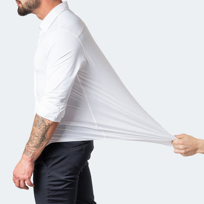 Men's Stretch Non-Iron Shirt | Breathable Wrinkle-Resistant Dress Shirt