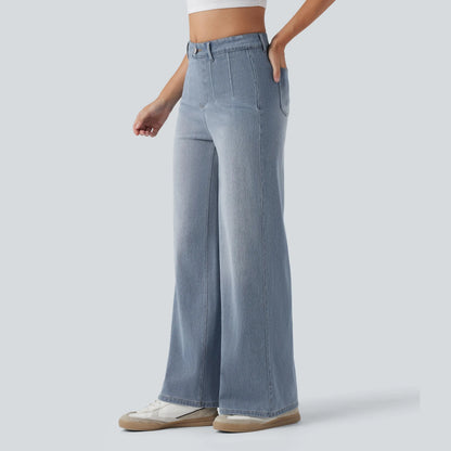 🤲⏰ TODAY ONLY - High Waisted Tummy Control Wide Leg Jeans