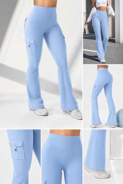 Hot Deal！🤸 High Waist Scrunch Cargo Leggings 🩳