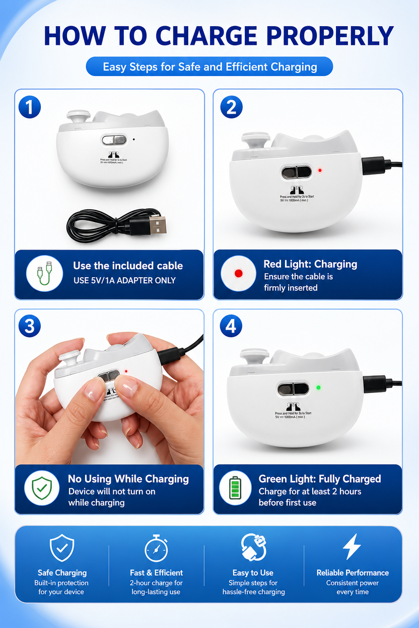 🎊BOGO BUY ONE GET ONE FREE! 💅 Electric Nail Clipper with Polisher ✨