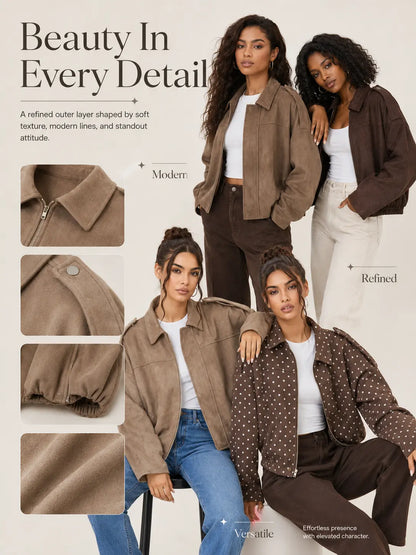 💥 Limited-Time Deals | 5-Piece Women's Vintage Winter Jacket Set