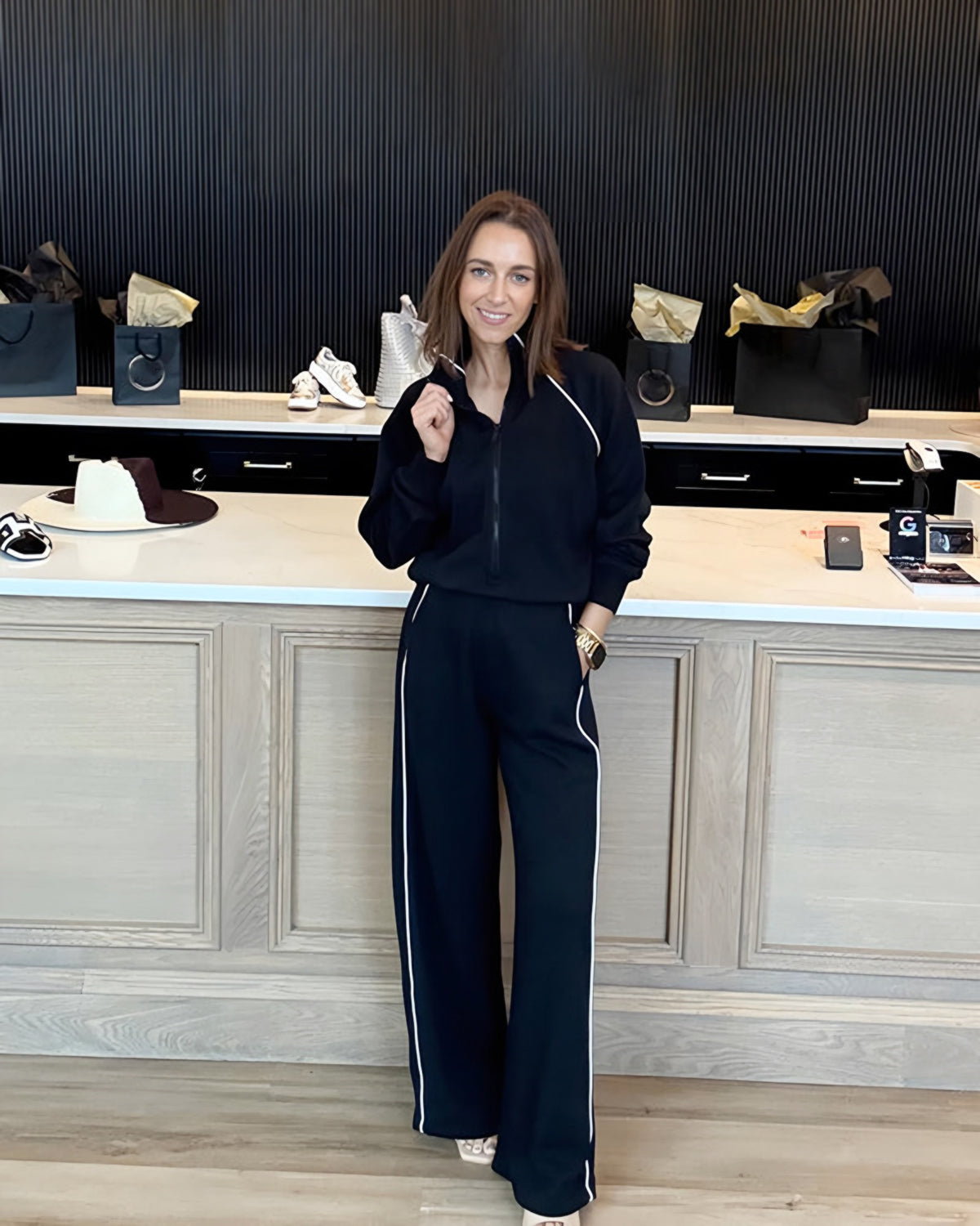 Women's Casual Jumpsuit | Stretchy Pull-On Travel & Everyday One-Piece Outfit